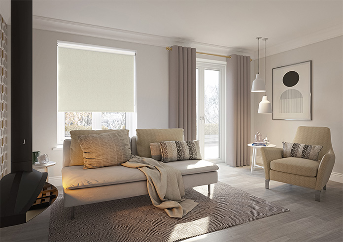 Chevron Stripe, Wheat - Twist&Fit Roller Blind - Image 7